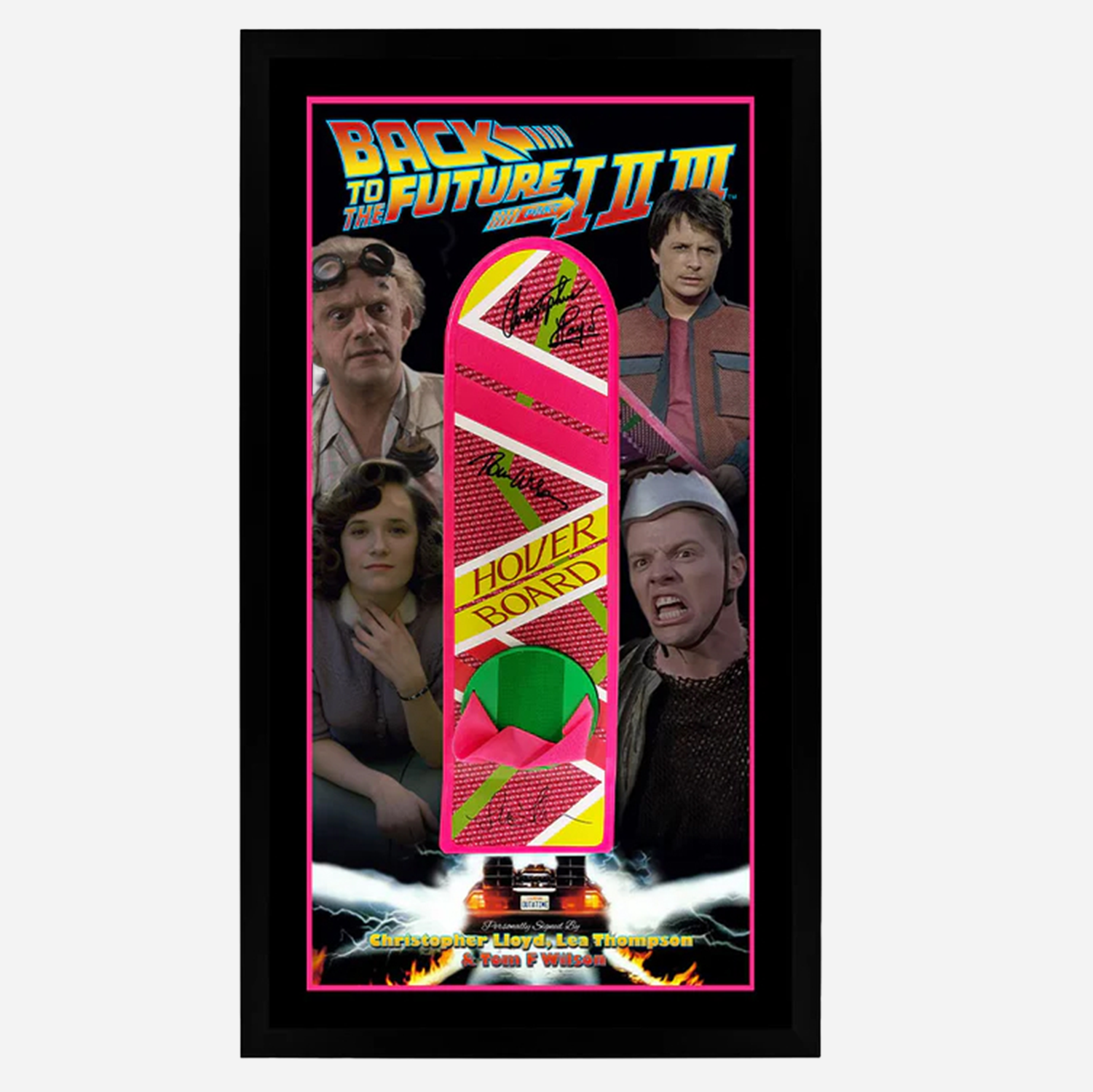 11.BTTF Signed Hoverboard Framed_trans