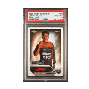 Oscar Piastri 2023 Topps PSA 10 Chrome F1 Rookie Card