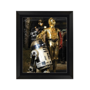 Star Wars C-3PO and R2D2 Signed Anthony Daniels (Framed)