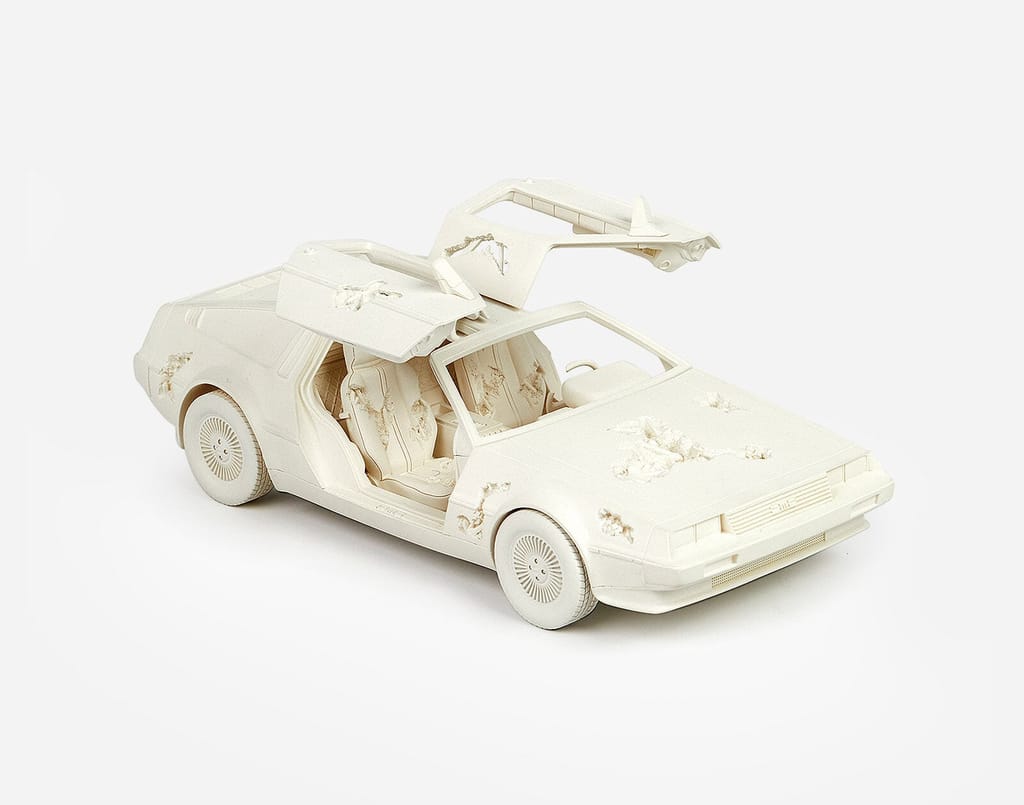 Daniel Arsham – Eroded Delorean