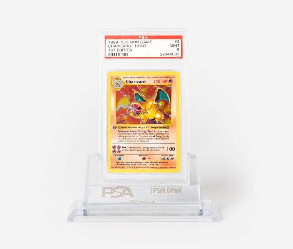 Charizard-Holo (1st Edition) PSA 9