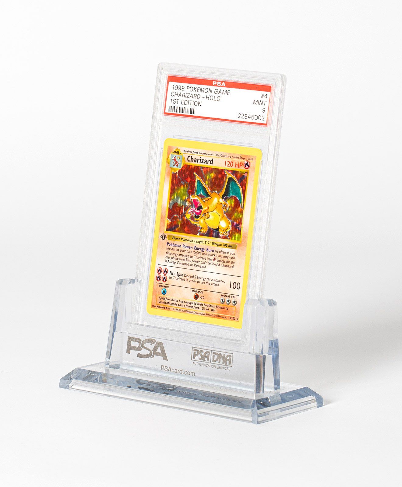 Charizard First Edition PSA 9 Base Set Shadowless Image ©unlckd