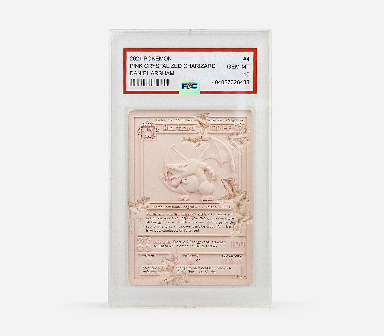 Charizard Daniel Arsham Relic Image Front ©unlckd