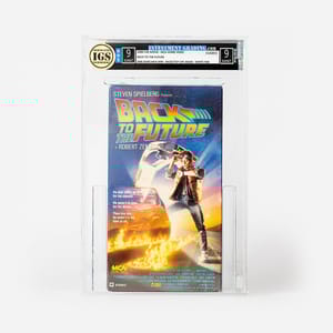 Back To The Future 1989 VHS Sealed Graded 9.0