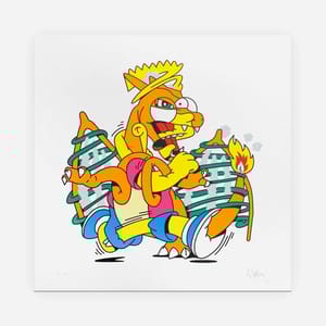 Ermsy Bart Simpson 'Bartzard' 32/40 Signed