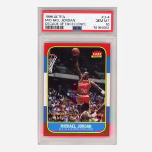Michael Jordan 1996 Fleer Rookie Card