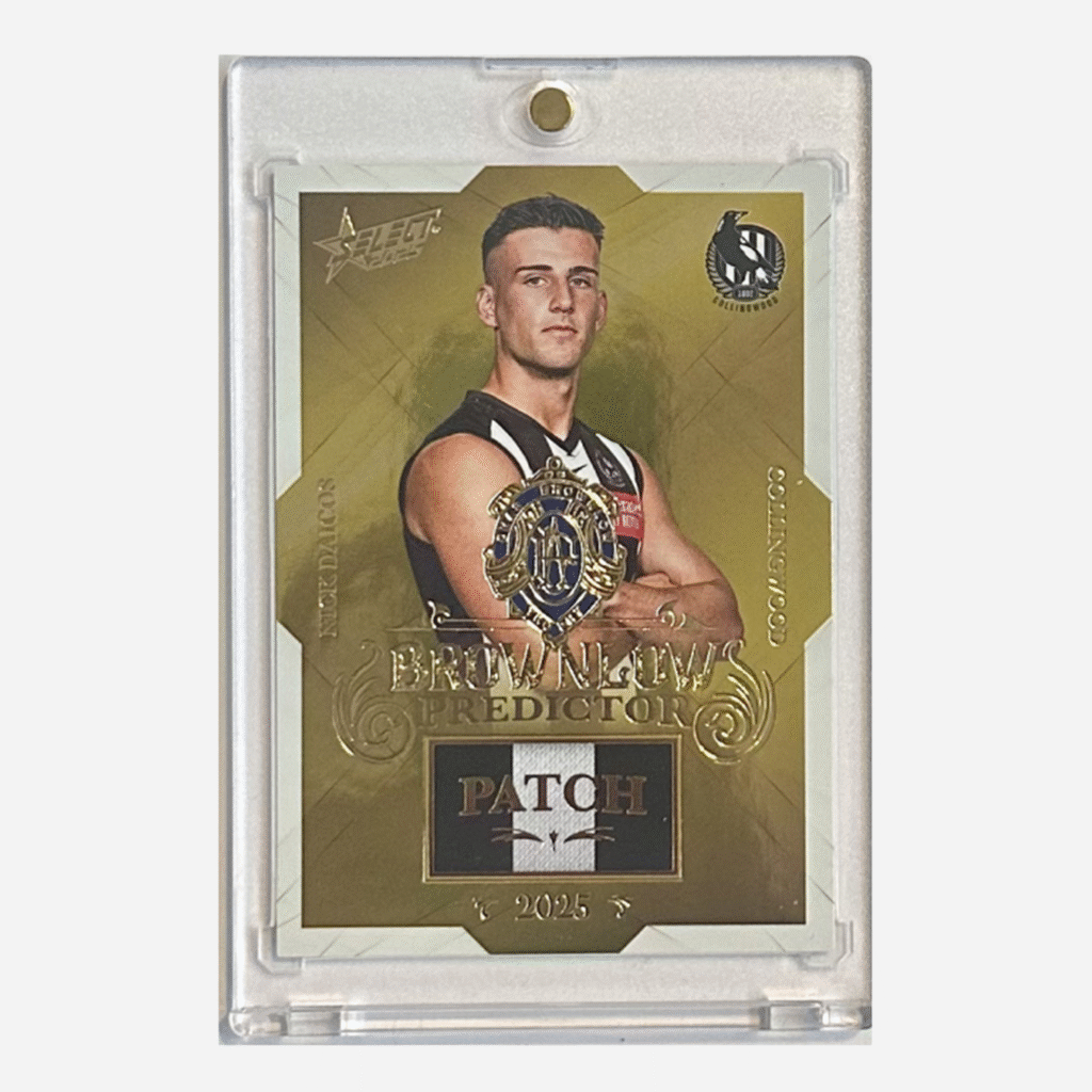 Nick Daicos Gold Brownlow Patch Card
